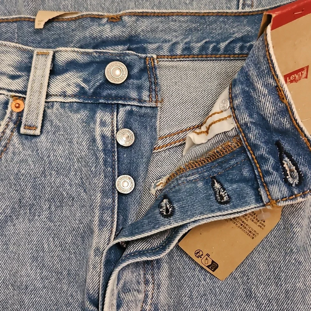 Levi's Light Blue Denim Maxi Skirt - Picture 8 of 12